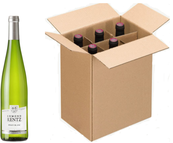 Alsace - Pinot Blanc - Kiste mit 6 Flaschen