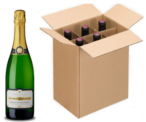 Crémant de Bourgogne - Kiste mit 6 Flaschen